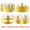 28PCS, variant on King Crown Party Hats 4Styles For Coronation Celebration Gold Paper Crowns King Crown Party Hats Brand-New Easy To Install