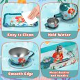 thumbnail image 2 of JoyStone 19PCS Kids Tea Party Set Includes Kettle, Princess Tea Time Toys Playset Kitchen Pretend Play Toy for 3-10 Years Old, Green, 2 of 9