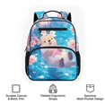 thumbnail image 6 of Jeiento Otter Lightweight Toddler Backpack for Preschool, Cherry Blossom 13.5 Inch School Bag for 3-5 Year Old Girls, Bookbag with 2 Front Zipper Pockets, 6 of 7