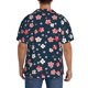 thumbnail image 3 of Fotbe Cherry Blossoms Camisa Estampada de Manga Corta para Hombre, Casual de Verano, Estilo Playero, Sin Arrugas-4X-Large, 3 of 5
