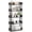 5-Tier, variant on Favory 3-Tier Bookshelf, Freestanding Black Bookcase with Anti-Tipping Kit, Open Storage Organizer, Standing Display Rack Shelving Unit, 3 Shelf Bookcase for Living Room Bedroom Study