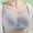 Silver, variant on purcolt Women's Wireless Bras No Underwire Soft Support Lightly Lined Breathable Mesh Lace Bralettes Full Coverage Everyday Bras Comfort Wirefree Minimizer Bras