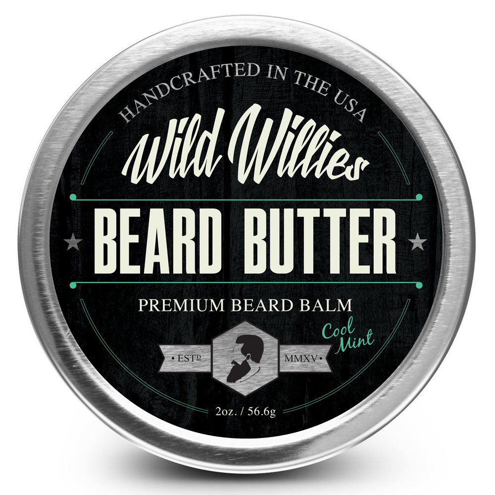 Wild Willies Beard Butter in Cool Mint Premium Beard Balm and