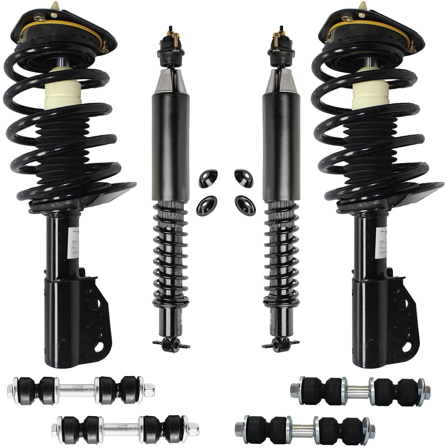 OEM GM set of 2 Front Struts Heavy Duty Assembly for 2006-2011 Limousine Hearse 