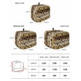 thumbnail image 2 of Cute Dog Claws Toaster Cover 2 Slice, Small Kitchen Appliance Covers, Farmhouse Brown Wooden Grain Puppy Pawprints Toaster Oven Cover with Loop, Bread Machine Cover Polyester Dust Cover Protection, 2 of 4