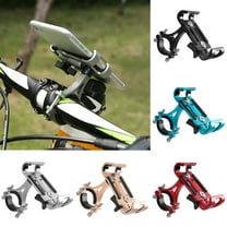 D-GROEE Aluminum Alloy Bike Phone Mount with 360 Degree Rotation, Adjustable Bicycle Handlebar Phone Holder for Motorcycle Mountain Road Hybrid Bike
