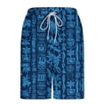 thumbnail image 5 of DPTALR Men's Hawaiian Style Printed Casual Beach Shorts with Drawstring, Pockets & Inner Lining,Multicolor,Big and Tall Men XL, 5 of 6