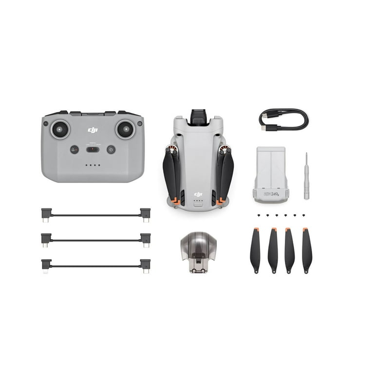 DJI Mini 3 Pro with RC-N1, Lightweight Drone with 4K Video, 48MP Photo, 34 Min Flight Time, Less than 249 g, Tri- Directional Obstacle Sensing, Return Home, Drone with Camera - Walmart.com