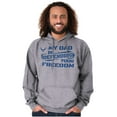 thumbnail image 5 of US Air Force My Dad Defending Freedom Hoodie Sweatshirt Women Men Brisco Brands S, 5 of 6