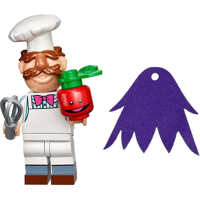 LEGO Minifigure Muppets Series: The Swedish Chef Minifig with Additional Purple Cape (71033)