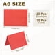 thumbnail image 2 of Uxcell 20 Pack Red 4x6 Envelopes with Cards Self Seal A6 Envelopes for Greeting Cards and Invitations, 2 of 6