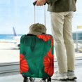 thumbnail image 3 of Stretch Luggage Cover S(18-20in)– Elastic Travel Suitcase Protector with Handle Openings & Bottom Closure, Washable Polyester Spandex Suitcases Cover, Tropical Forest Jungle Print, 3 of 5