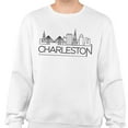 thumbnail image 2 of Skyline Charleston South Carolina Sweatshirt Unisex Large White, 2 of 5