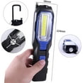 thumbnail image 5 of Luz de trabajo portátil LED recargable, potente luz de trabajo LED recargable, lámpara con imán USB, batería COB de 2800 mAh, gancho y cable de carga 3 en 1, 5 of 5