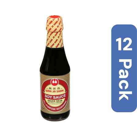 Wanjashan Soy Sauce 10 oz (Pack Of 12)