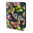 thumbnail image 2 of Rateoe Butterfly Wild Insect Pattern Passport Holder Wallet Leather Mulit-purpose Travel Wallet Credit Cards Case ,Passport Cover for Women Men-6.5 in, 2 of 5
