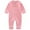 A-41Pink, variant on MEZZALL Baby Clothing Long Sleeve O-Neck Jumpsuits Long Baby Onesie Autumn Solid Color One-Pieces 0-12M Birthday Toddler Child Dailywear