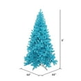 thumbnail image 3 of Vickerman B981261LED Ciel Bleu Sapin de Noël avec Sarcelle LED Lights&44; 6 Pi x 44 Po., 3 of 3