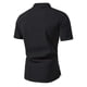 thumbnail image 3 of pstuiky camisetas para hombre, Camiseta de manga corta para hombre, color liso, con solapa y botones, a la moda ropa de hombre xl, 3 of 5