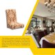 thumbnail image 4 of Wosthever Fundas para sillas Funda europea Estampado de flores sin reposabrazos Muebles Protector elástico decorativo Accesorios de hotel Decoración del hogar Marrón Wosthever HA065452-05, 4 of 6