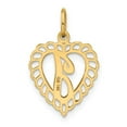 thumbnail image 3 of Diamond2Deal Mother's Day Gift 10k Yellow Gold Initial I Charm Pendant for Women, 3 of 6