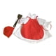 thumbnail image 5 of Traje de chef de ganso de porche, decoración artística, amuleto de tela, disfraz de ganso, ropa decorativa Rojo, 5 of 9
