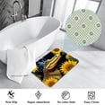 thumbnail image 3 of Sunflower Polyester Non-Slip Machine Washable Bath Rugs Door Rugs Floor Mat, 3 of 6