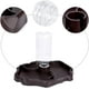 thumbnail image 2 of Furpaw Dispensador de agua para reptiles, 2 en 1, dispensador de alimentos a prueba de derrames, cuenco de plástico para tortuga Gecko -Café negro ER, 2 of 5