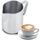 thumbnail image 1 of Jarra de leche de acero inoxidable, jarra de café para espumar leche con leche de acero inoxidable logra más, 1 of 8