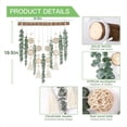thumbnail image 5 of Decoración Colgante de Pared de Eucalipto, Planta de Eucalipto Artificial, Hojas Falsas, Decoración de Pared con de Madera, 5 of 5