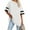 White womens top dressy casual, variant on Wycnly Womens Tops Dressy Casual Fashion Breathable Comfy Loose Fit Oversized Workout Tshirt Summer Short Sleeve Crewneck Tops Striped Print Blouse Black s
