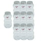 thumbnail image 5 of 10 Piezas Botellas de Jugo de Muñeco de Nieve Navidad 500ml para Festivales al Aire Libre Senderismo Plata, 5 of 9