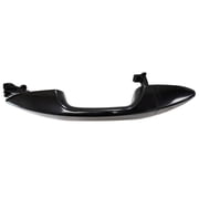 TO-3289S-RL - for 2014 2015 2016 2017 2018 Toyota Corolla Outside Door Handle, Smooth Black - Driver Side Rear