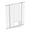 53.1 in + white, variant on SAYGOGO 53.15" Extra Tall Pet Gate with Cat Door, Auto-Close, 29.53-40.16" Adjustable Width, No Drill Pressure Mount, Double Lock