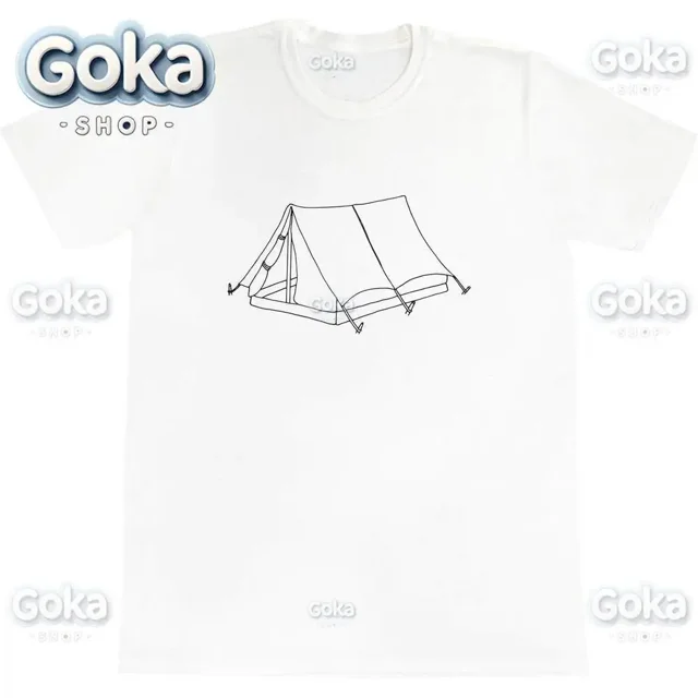 Camisetas gráficas para tienda de campaña ropa para hombre camisetas y camisetas nuevas Camiseta estampada de algodón para mujer ropa Y2K camiseta divertida bonita