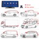 thumbnail image 4 of Reproductor multimedia inteligente Dash Cam Car DVR HD Wireless Carplay Android Auto Car MP5 Player (tarjeta 64G TF), 4 of 8