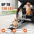 thumbnail image 3 of Escaleras para perros VEVOR, rampa plegable de 5 peldaños, capacidad de 150 libras, 3 of 9