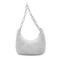 thumbnail image 1 of Fashion Women Hobos Shoulder Underarm Bag Autumn Winter Plush Pure Color Handbag, 1 of 6