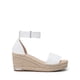 thumbnail image 2 of Sandalias Cuña Mujer DREAM PAIRS Blancas con Plataforma de Espadrille y Tacón de 7.5 cm, 2 of 8