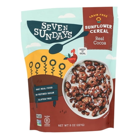 SEVEN SUNDAYS - Grain - Free Cocoa Cereal - 8 Oz, Case of 6