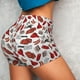 thumbnail image 4 of Fotbe Red Food Shorts Sin Costuras – Shorts Deportivos de Cintura Alta para Mujer, Elásticos para Gimnasio, Yoga, Running o Ciclismo-Large, 4 of 8