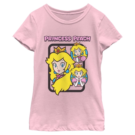 Girls Nintendo Princess Peach Sweet Portraits T Shirt