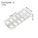 thumbnail image 2 of Caja de Almacenamiento de Componentes PS Fija 12 Rejillas Blanca Transparente 130x52x15mm 2 Pcs, 2 of 4