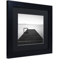 thumbnail image 2 of Trademark Fine Art "Cube" Canvas Art by Moises Levy Black Matte, Black Frame, 2 of 2
