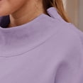 thumbnail image 4 of Purple Hoodies for Womens Oversized Sweatshirts Turtleneck Pullover Long Sleeve Hoodies Tops Fall Outfits 2025 Clothes Fall Tops for Women 2025, 4 of 6