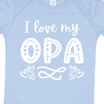 thumbnail image 4 of Inktastic I Love My Opa with Hearts Boys or Girls Baby Bodysuit, 4 of 5