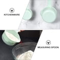 thumbnail image 5 of Kitchen Utensil Set Mini Spoon 4 Sets Plastic Measuring And Cups Set Stackable Coffee Measure Scoop For Coffee Beans Ground Beans Tea Grains Protein (Green) Kitchen Utensil Set Mini Spoon, 5 of 5