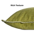 thumbnail image 6 of Videri Home 20"x20" Green Faux Linen Decorative Throw Pillow Covers, Natural for Sunroom(2 Pack), 6 of 6