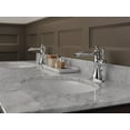thumbnail image 6 of Delta Cassidy Single Handle Channel Spout Bathroom Faucet with Metal Drain Assembly in Polished Nickel 598LF-PNMPU, 6 of 7