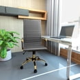 thumbnail image 2 of LeisureMod Harris High-Back Leatherette Office Chair With Gold Frame, 2 of 6
